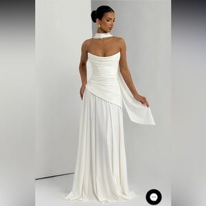 Patricia Maxi Dress - Elegant White Evening Gown